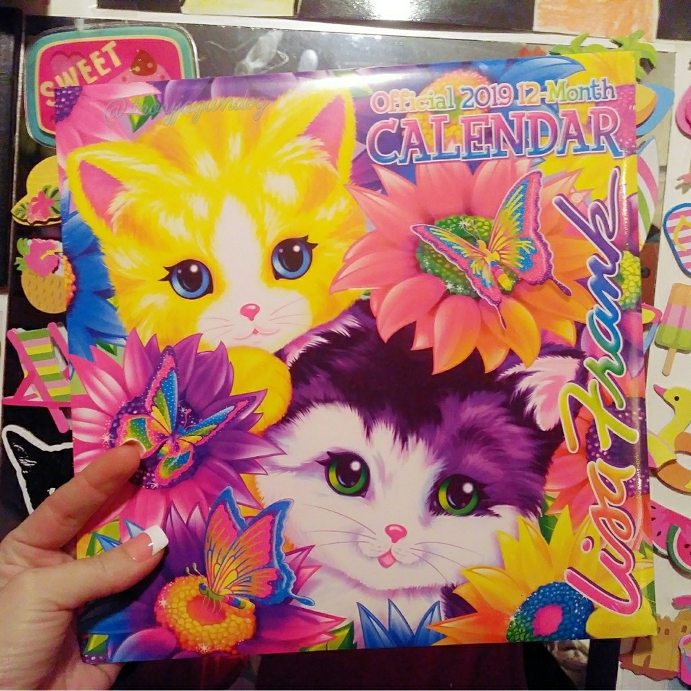 NEW LISA FRANK 2019 CALENDER